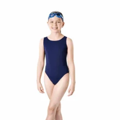 Maru Solid Pacer Open Back Junior (navy)