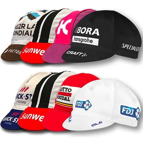 Apis Cotton Cycling Caps - UCI WT Pro Teams Road 1 Apis Cotton Cycling Caps - UCI WT Pro Teams Road