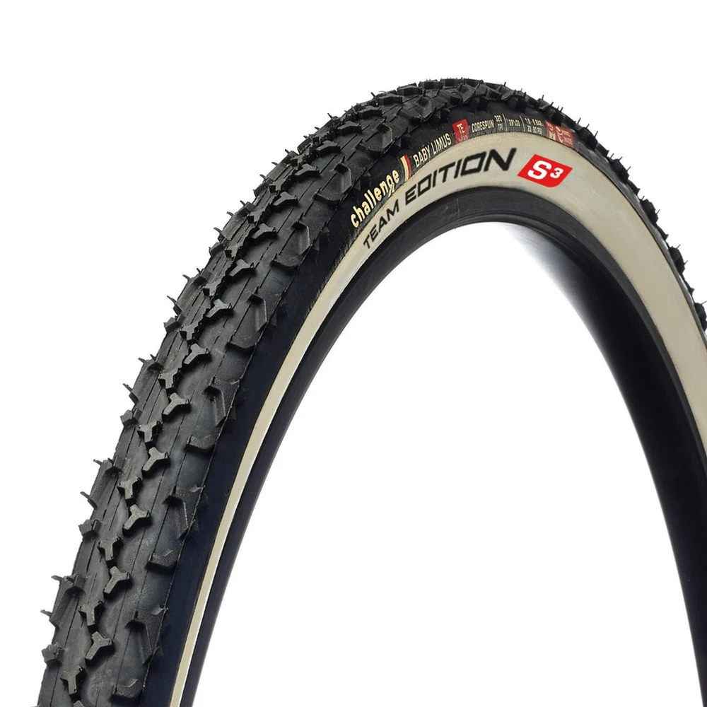CX Challenge Baby Limus TE (Team Edition) Soft Tubular Cyclocross Tyre 700c X 33c (White) 1 CX Challenge Baby Limus TE (Team Edition) Soft Tubular Cyclocross Tyre 700c X 33c (White)