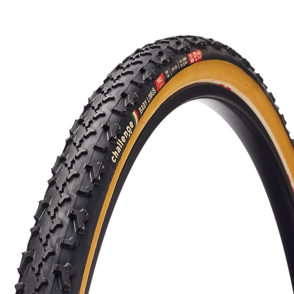 Challenge Baby Limus Pro Cyclocross Tyre 700c X 33c (Black/Tan) 1 Challenge Baby Limus Pro Cyclocross Tyre 700c X 33c (Black/Tan)