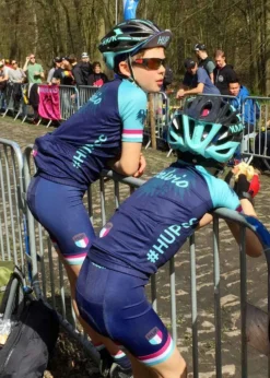 HUPcc Road HUP Italian Kids Cycling Bib Shorts 13 HUPcc Road HUP Italian Kids Cycling Bib Shorts