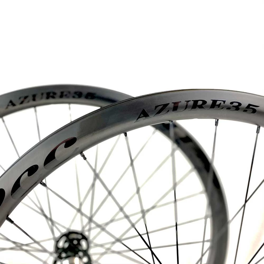 HUPcc HUP AZURE35 700c Aero Track Wheelset (35mm Deep BC Legal Clinchers) 4 HUPcc HUP AZURE35 700c Aero Track Wheelset (35mm Deep BC Legal Clinchers)