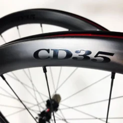 HUPcc CX HUP CD35 'Black Label' 700c Disc Aero Wheelset (35mm Deep BC Legal Tubeless)