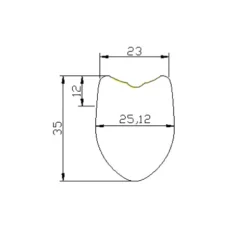 HUPcc HUP TD35 700c Disc Aero Tubular Wheelset (35mm Deep BC Legal Tubs) CX