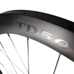 HUPcc HUP TD50 'Black Label' 700c Disc Aero Tubular Wheelset (50mm Deep CX Legal Tubs)