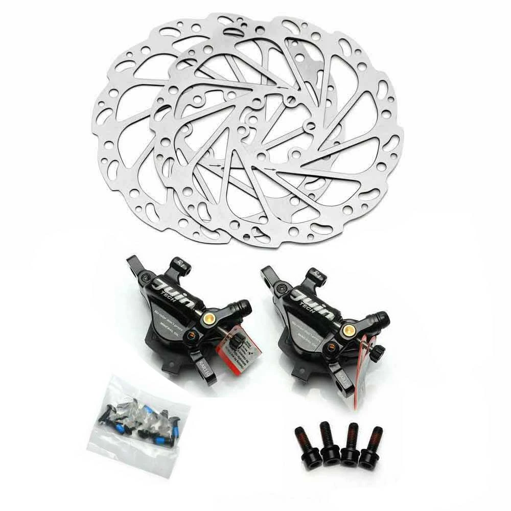 Juin Tech F1/M1 Hydraulic Cable Pull Disc Brake Set - Flat/Post Mount 2 Juin Tech F1/M1 Hydraulic Cable Pull Disc Brake Set - Flat/Post Mount