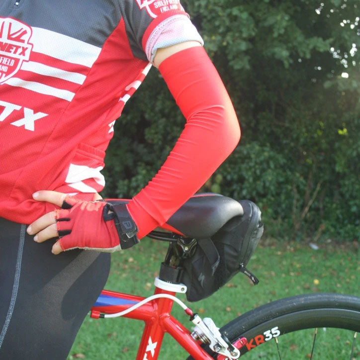 Kidsracing Kids Arm Warmers Plain - Winter Cycling, Cyclocross, Triathlon Slip-On Sleeves 13 Kidsracing Kids Arm Warmers Plain - Winter Cycling, Cyclocross, Triathlon Slip-On Sleeves